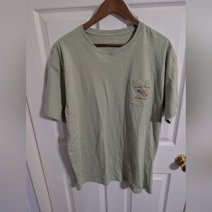 Pimp Shrimp Clothing Co. T-Shirt Men’s Green Pocket Graphic Tee Cotton Size XL